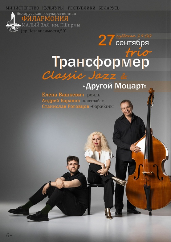 Фото - постер к Концерты Другой Моцарт трио «Трансформер»  Елены Вашкевич на kudapoiti.by