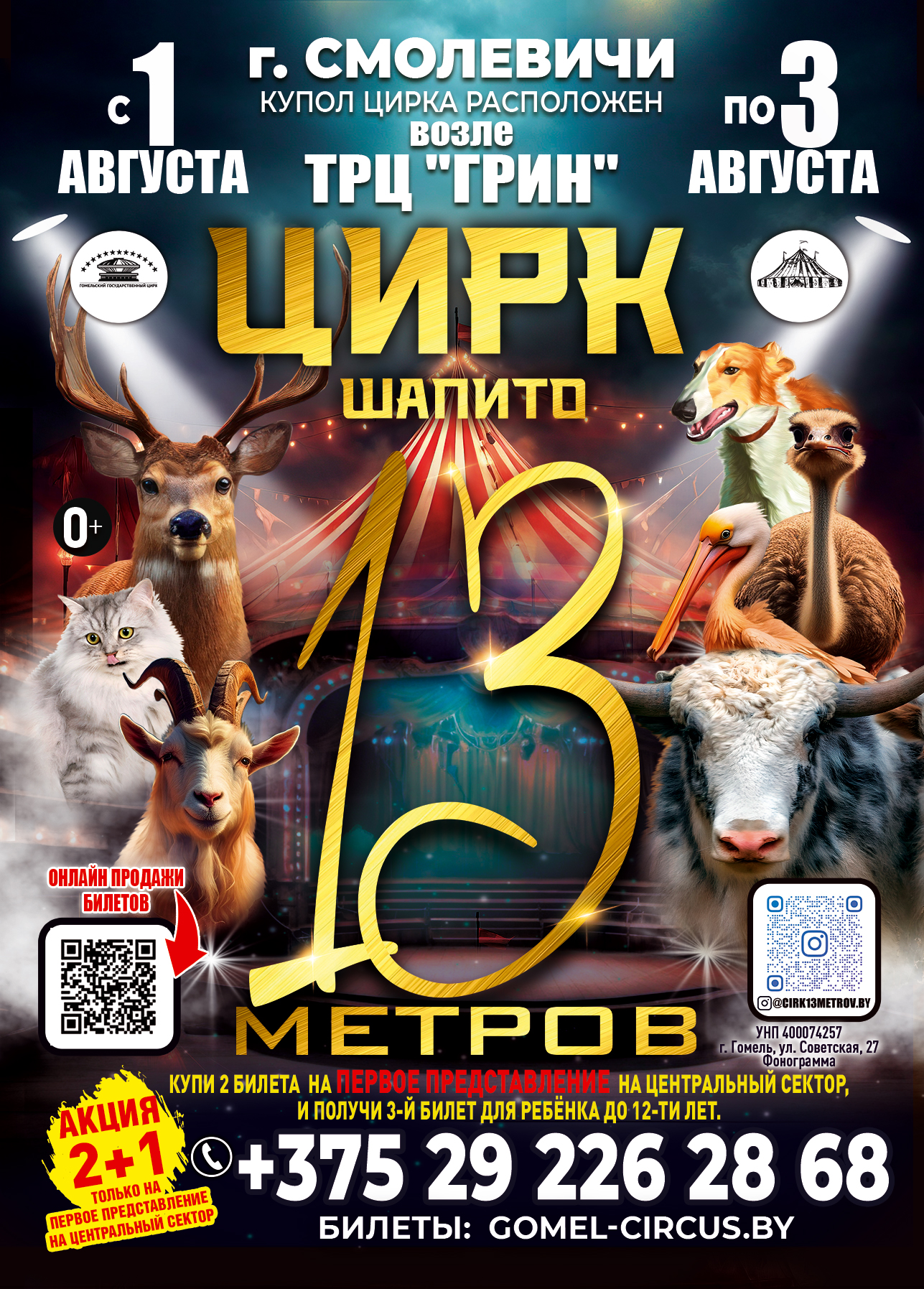 Шапито 13 метров г. Смолевичи
